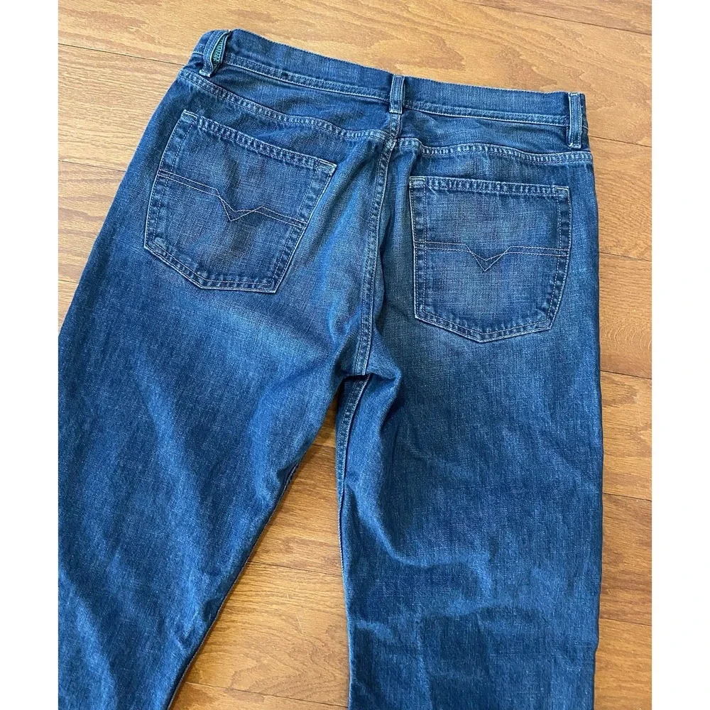 Vintage Diesel Jeans Made In Italy Men Size 36‎ Button Fly y2k Blue (34x33)